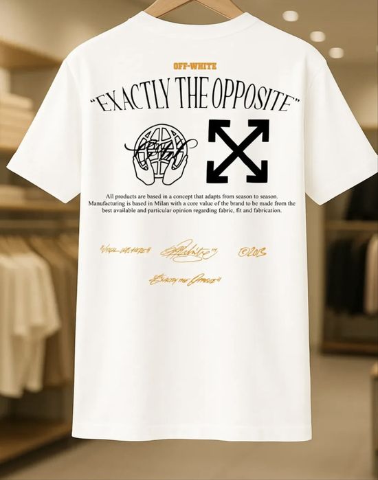 Off white тениска - бялa