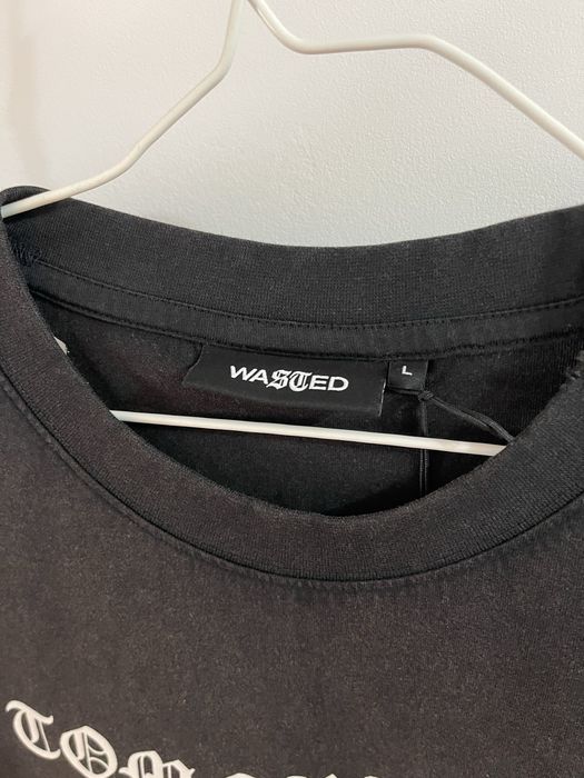Wasted distressed tee
