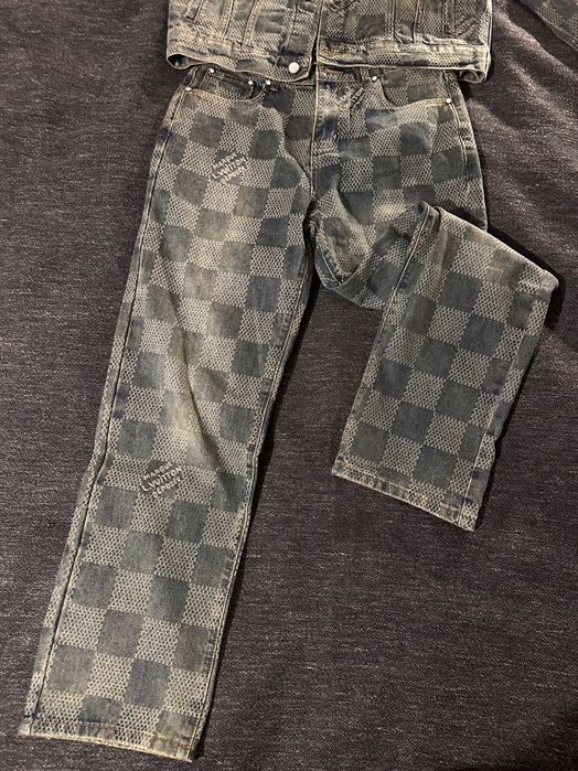 Geaca + pantaloni blugi LV Louis Vuitton L