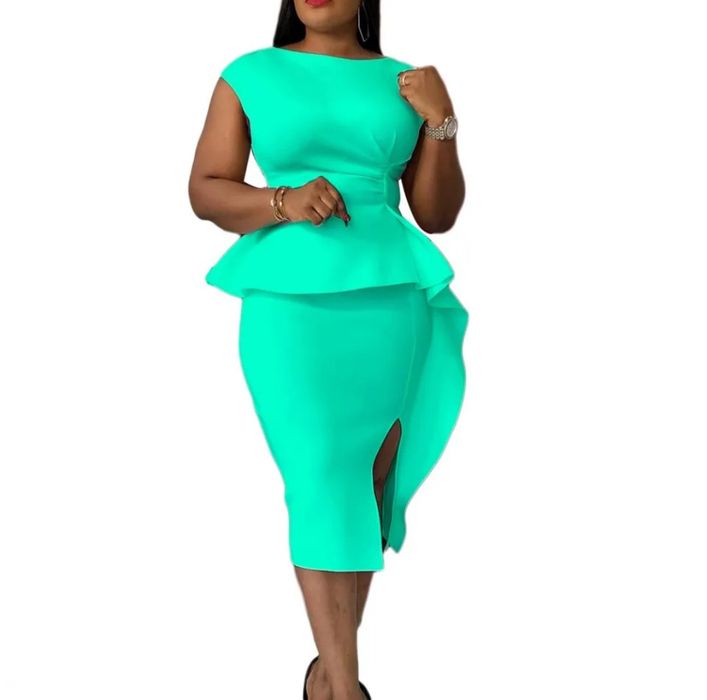 Платье ментолового цвета 44-46 р