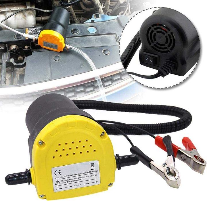 Електрическа помпа 12v за източване на масло ,течности, дизел, и др .