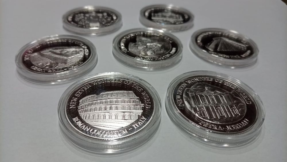 Монети -Седемте чудеса на света