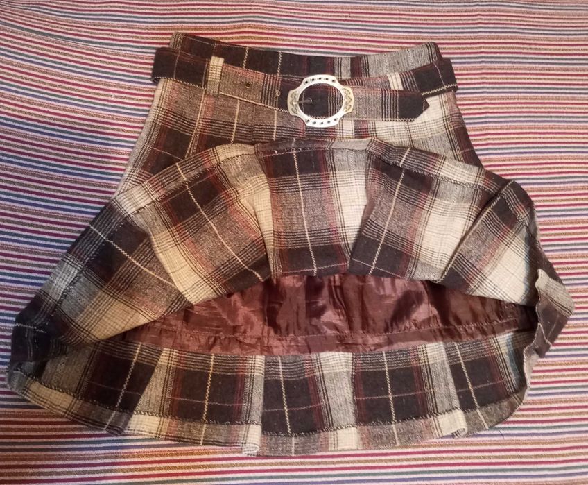 Юбка в складку шерсть