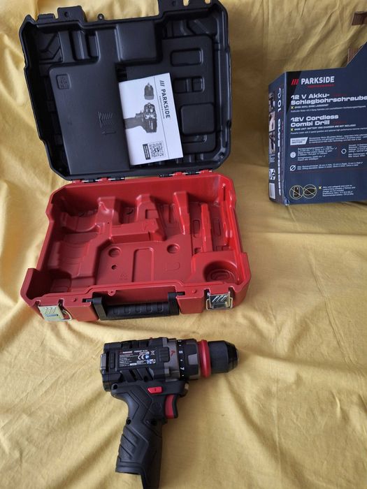 Bormasina -cu percutie Motor Brushless Parkside Performance 12V