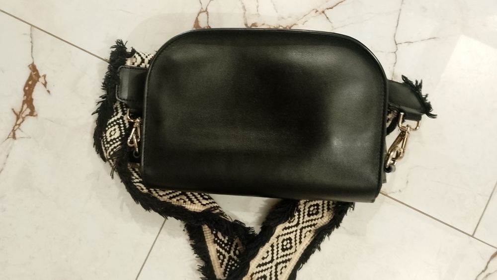 Geantă Musette piele naturala