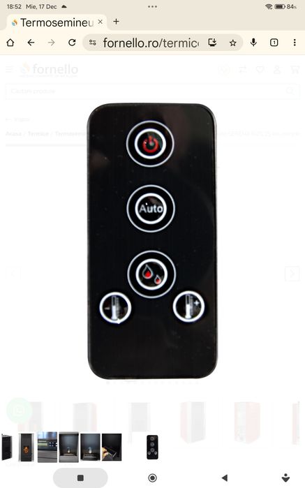 Termosemineu Ferolli 25 kw plus bonusuri