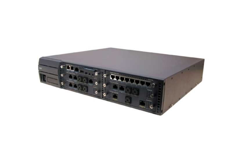 АТС IP "NEC SV8100". Внутренних линий — 200, внешних — 48. (Германия)