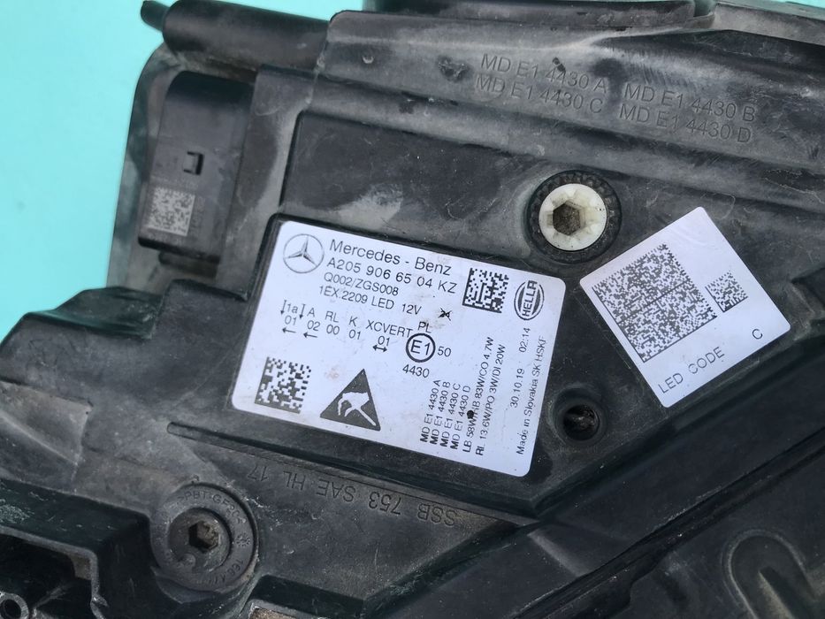 Фарове Мерцедес / Mercedes W205 2018г