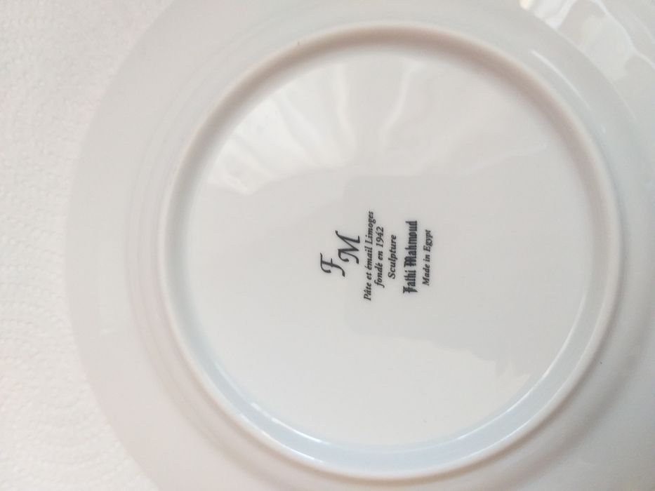 Farfurie decor Fathi Mahmud si tablou  papirus egiptean