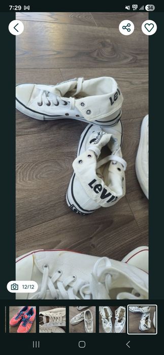 Geox 38, Tommy, Oysho, Converse, Vans 39