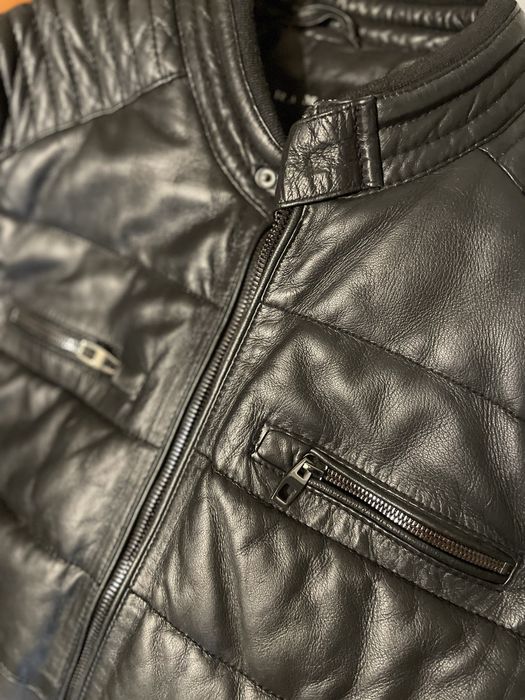 Geaca piele Zara jacket biker