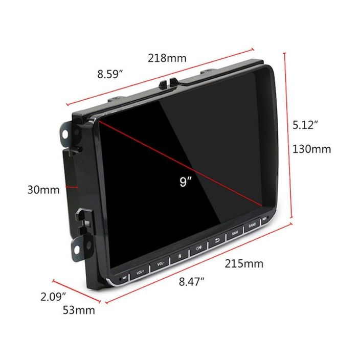 Мултимедия 9 inch Volkswagen HC8227Операционна система: Android 15