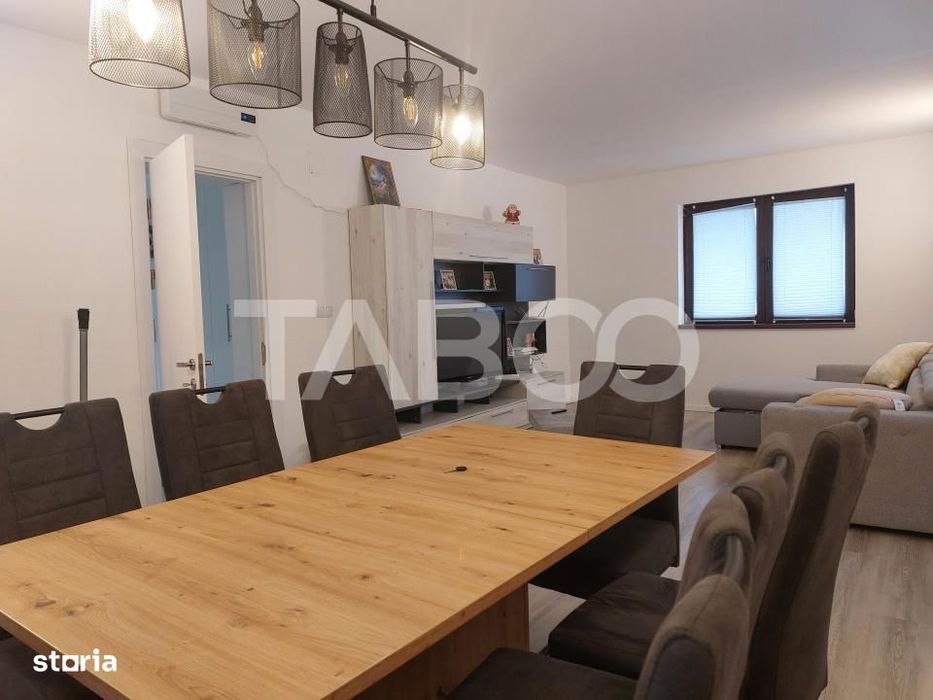 Casa individuala noua 4 camere P+M 144 mpu curte libera 416 Cisnadie