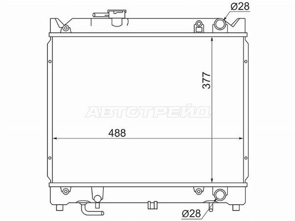 Радиатор Suzuki Escudo
