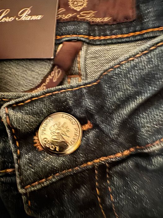 Loro Piana-Чисто нови оригинални мъжки дънки  Л номер