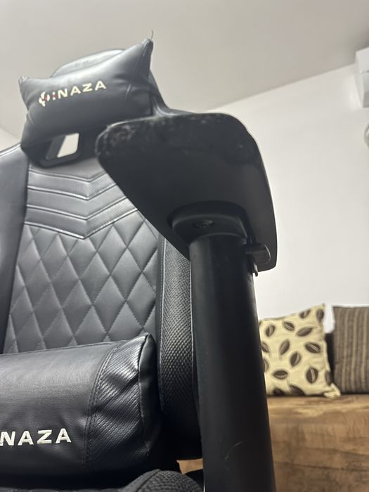 Scaun gaming Inaza Rainbow RGB, negru
