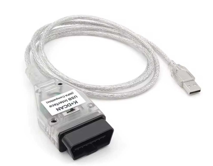 Висококачествен K+DCAN Кабел с Превключвател за BMW Диагностика