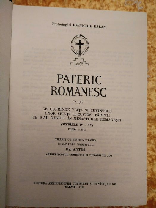 Pateric românesc, de Ioanichie Bălan