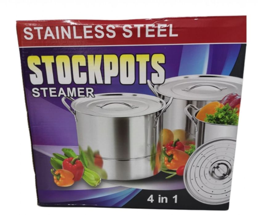 Тенджери от неръждаема стомана, 4 броя