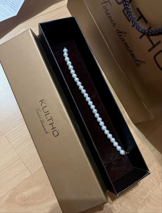 Bratara 26 perle de cultura Kultho, garantie inclusa