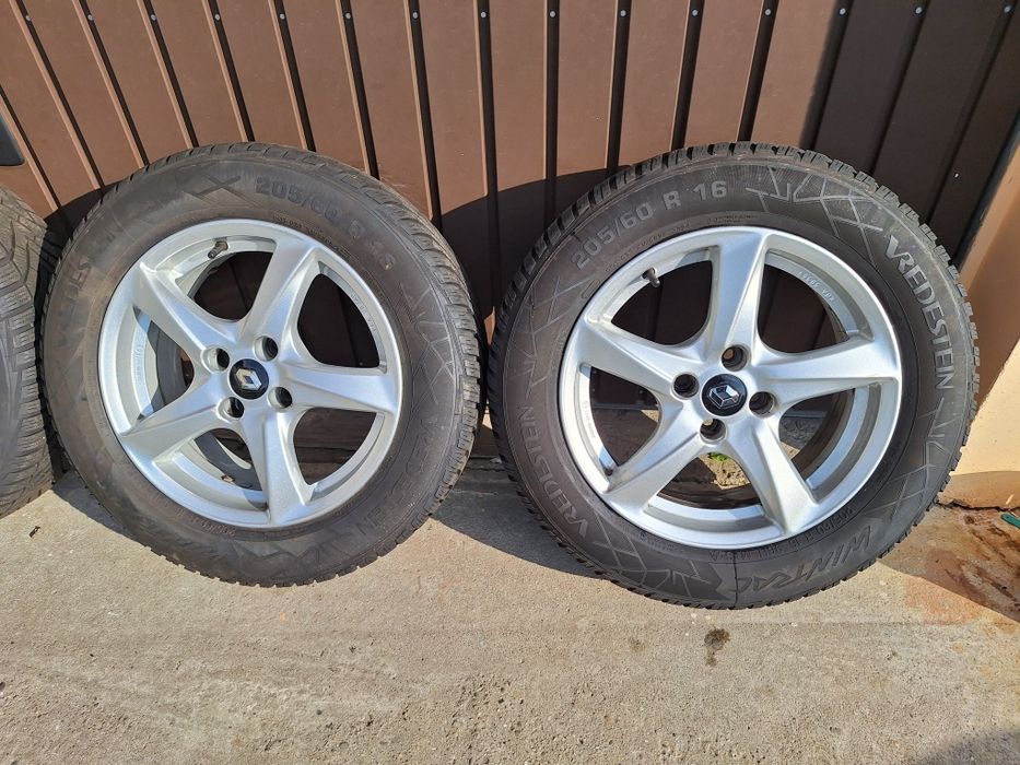 Jante aliaj originale 4×100 /16 ET 44 Captur Clio Nissan Logan Megane