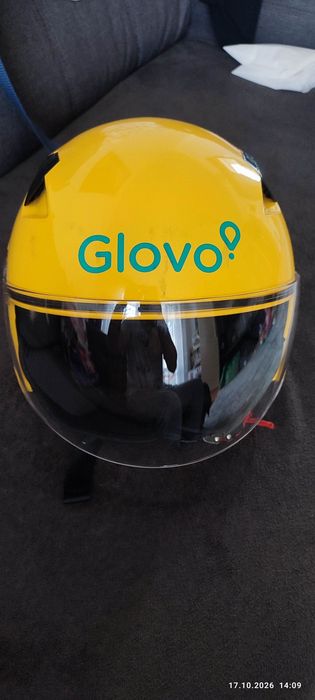 Casca moto scuter glovo