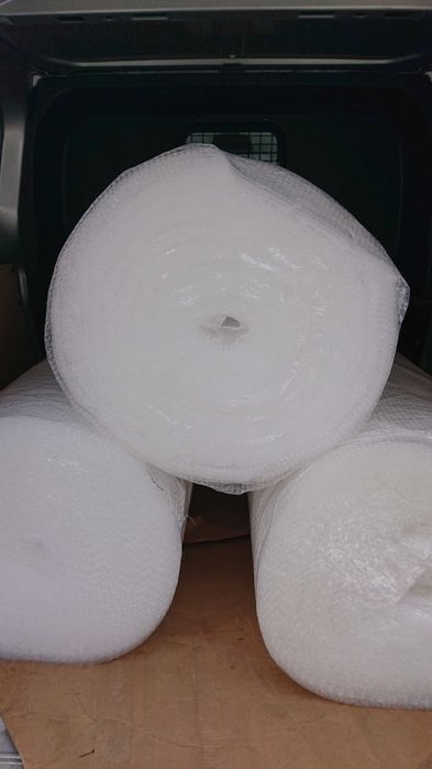 Folie cu bule transparenta pe rola.