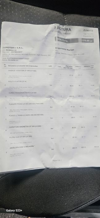 Vând Linhai M550L 2022 /schimb cu cf moto 800 ofer diferența