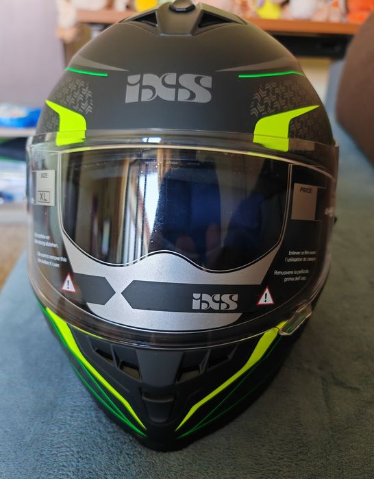 Casca IXS mărime XL cu ochelari integrati noua