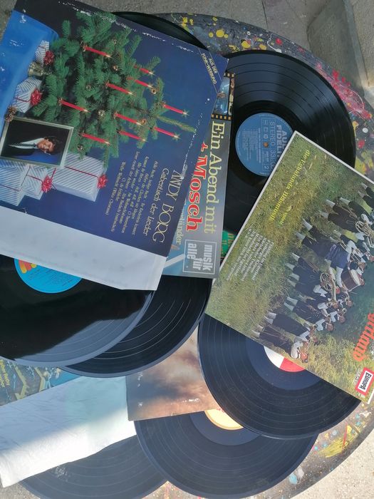 Discuri vinil pentru decor.