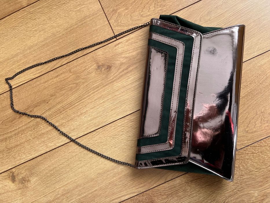 Чанта клъч, с дълга верижна дръжка