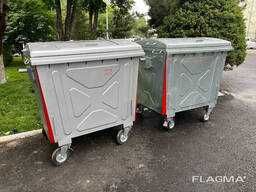 Мусорный бак оцинкованный 1100 л