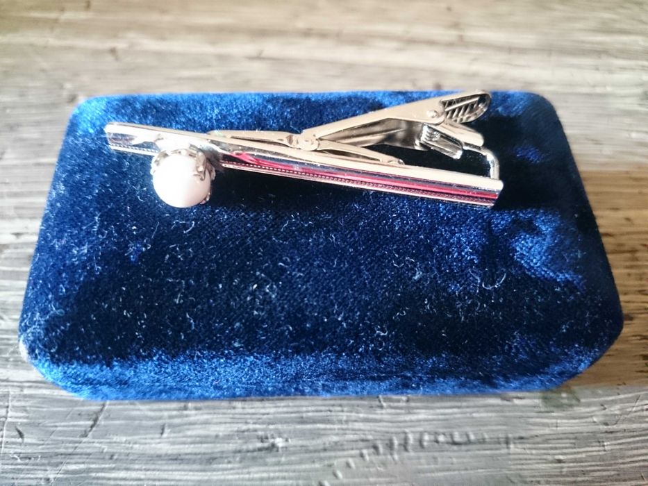 японска щипка за вратовръзка с перла