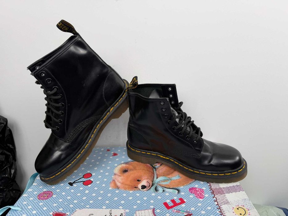 Dr. Martens 11822 Lace Combat Boots Smooth Black Leather''оригинални