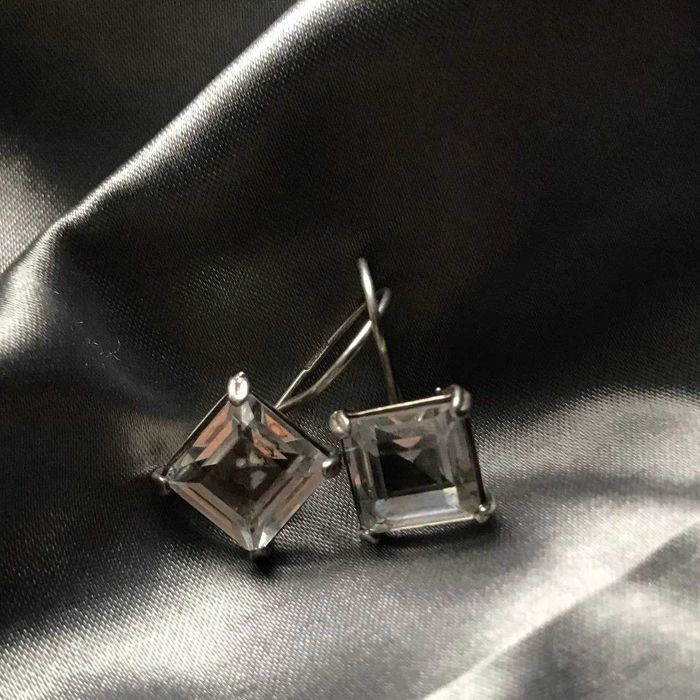 Редкие серьги серебро СССР