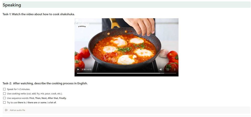 Lingo Loft - ағылшын тілі курсы (Beginner-Elementary) Speaking based