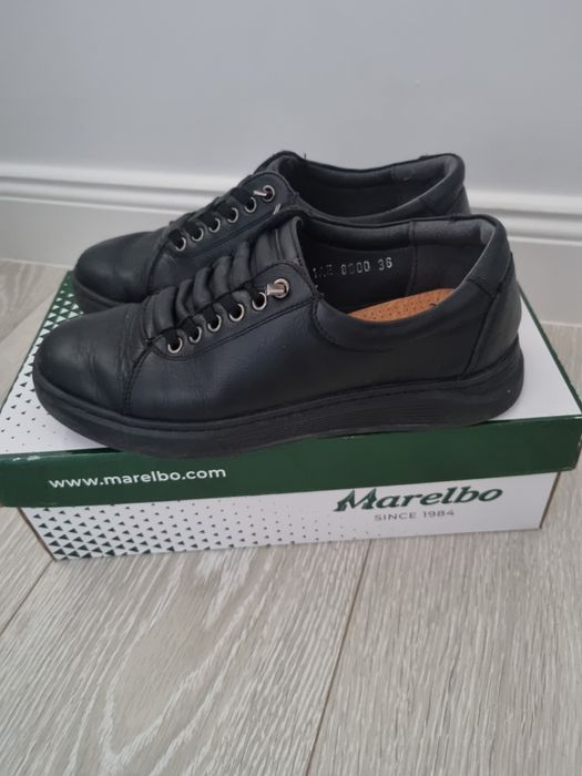 Pantofi băieți din piele marca Marelbo marime 36