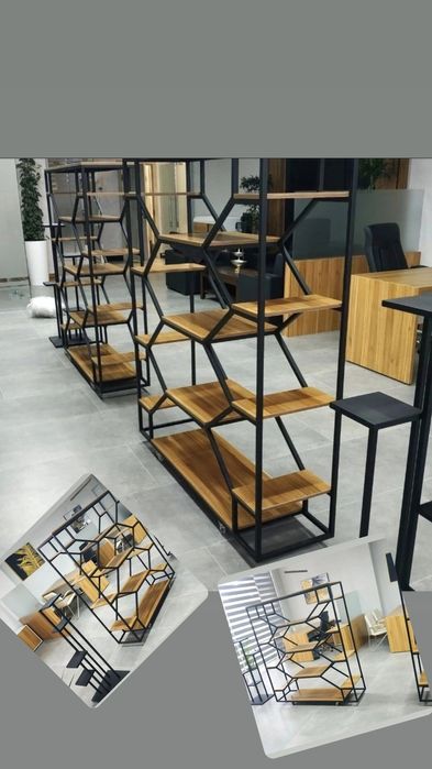 ИзготовленияЛофт стелажяжи на ваш выбор и дизайн