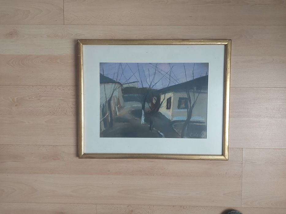 Case la stradă. Tablouri.