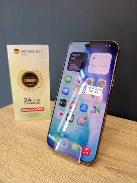 (AG51) iPhone 16 Pro Max 256Gb 91% bateria b1245 - Garantie 2 ani!