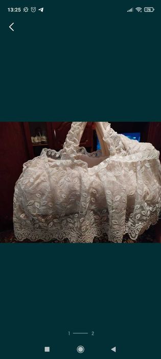 Продам красивую корзинку для выписки