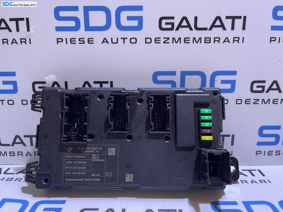 Unitate Modul Calculator Panou Tablou Sigurante Relee Confort Comfort BMW Seria 3 F30 F31 F80 2011 - 2019 Cod 9293307 6135929330701 A2C30450107 [L3565]
