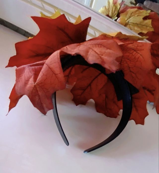 Ободок осенний ручная работа