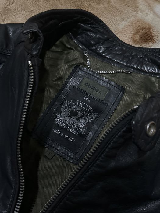 Diesel кожаная куртка