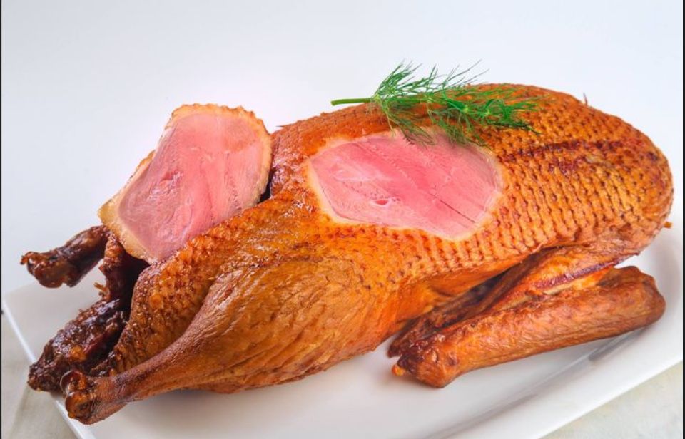 Дикий гусь горячего копчения