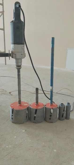 Сухой алмазное бурение пылесосли перфоратор тешиш 160м хизматлари