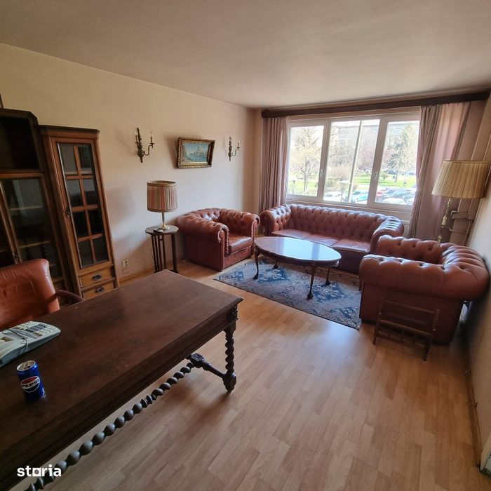 Cismigiu, ap 2 cam vedere Sala Palatului, mobilat pt birouri