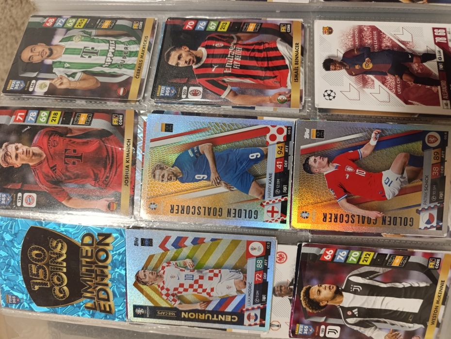 1300 cartonase jucători fotbal Euro 24