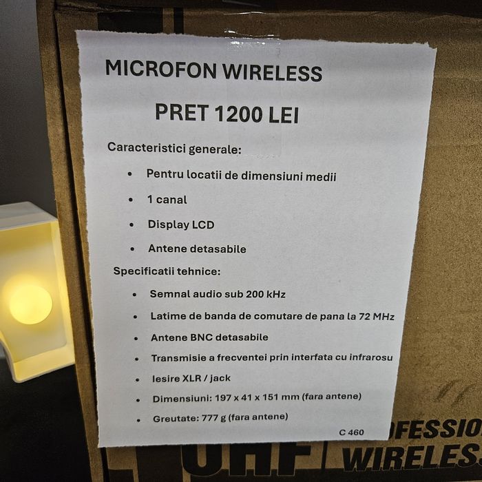 Amanet F 28: Microfon Wireless(N)
