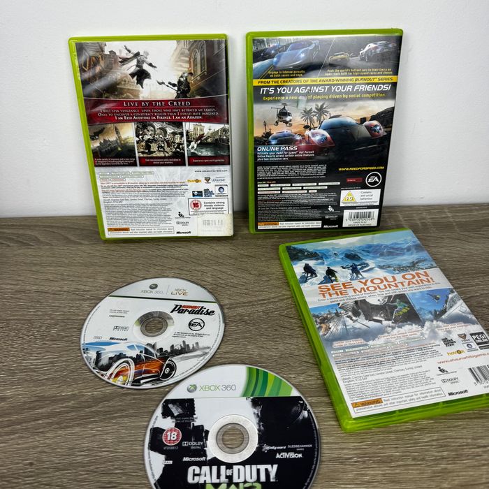 5 игри за Xbox 360 – Assassin’s Creed II, NFS, Call of Duty, Burnout